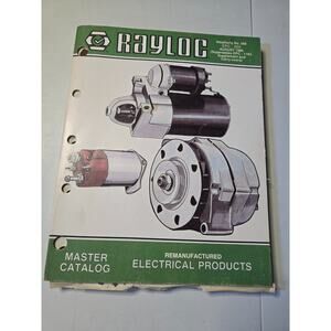 Rayloc August 1986 Catalog Vintage Parts, Alternators, Distributors, etc..